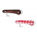 1902 carving knife 20cm red and white vichy handle 6.70.116.25